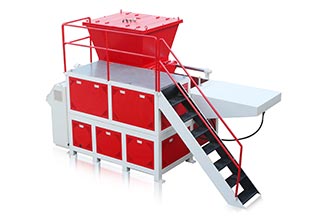生活垃圾撕碎機，單軸撕碎機，軟料撕碎機